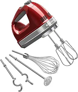 Kitchenaid HAND MIXER 85W EMPIRE RED 220V (BATEDEIRA DE MÃO)