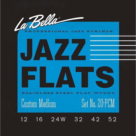 La Bella 20PCM Jazz Flats - Custom Light 12-52