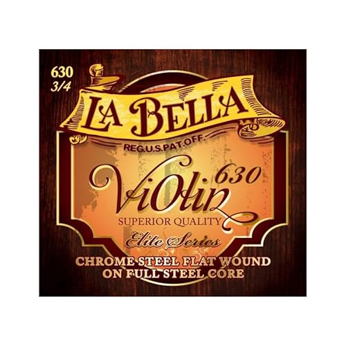 La Bella 630-3/4 Violin, Flat Wound 3/4 Scale