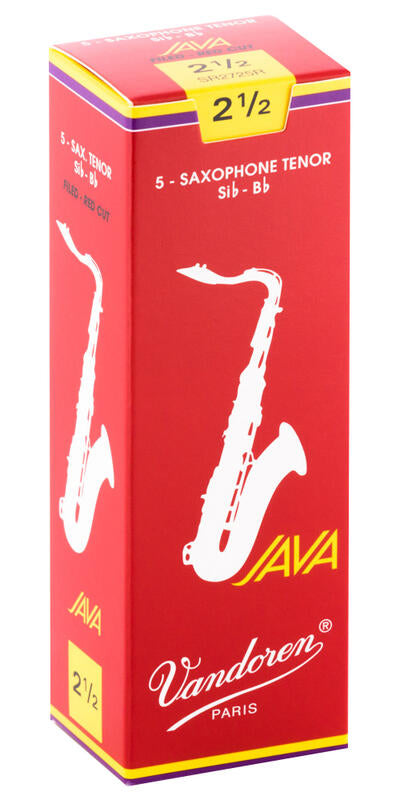 Vandoren Tenor Sax Java Red Reeds Box of 5