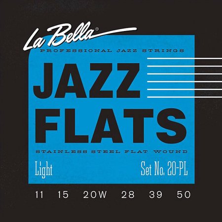 La Bella 20PL Jazz Flats - Light 11-50