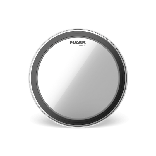 Evans EMAD2 Clear 24" Bass Drum