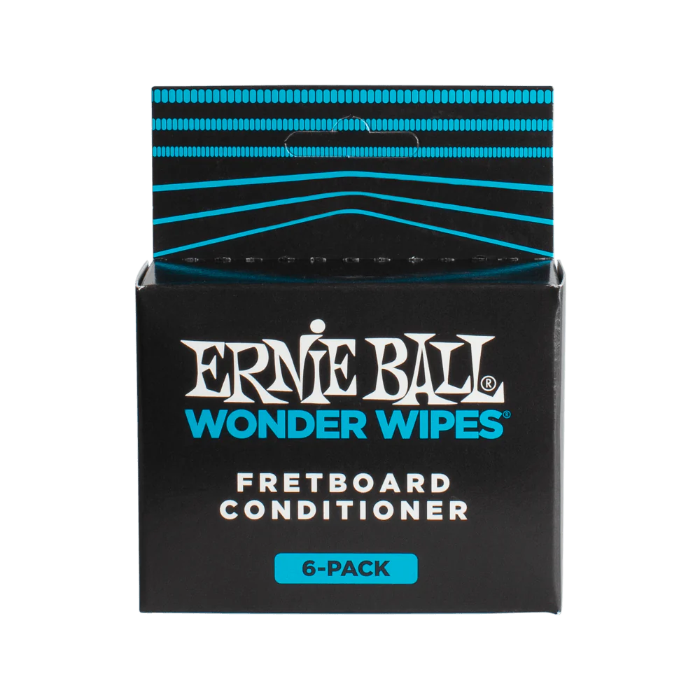 Ernie Ball Wonder Wipes Fretboard Conditioner 6-pack