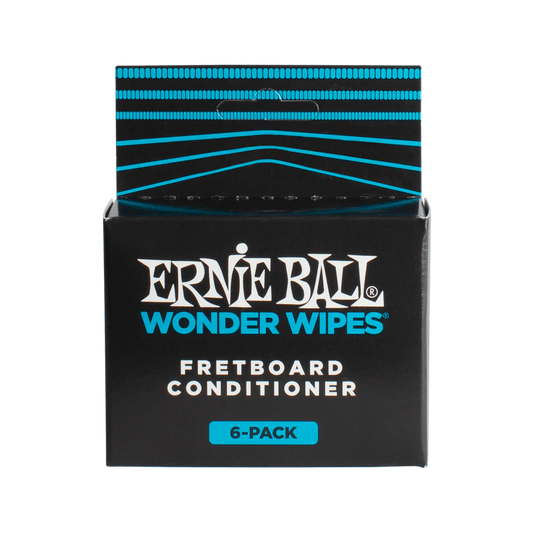 Ernie Ball Wonder Wipes Fretboard Conditioner 6-pack