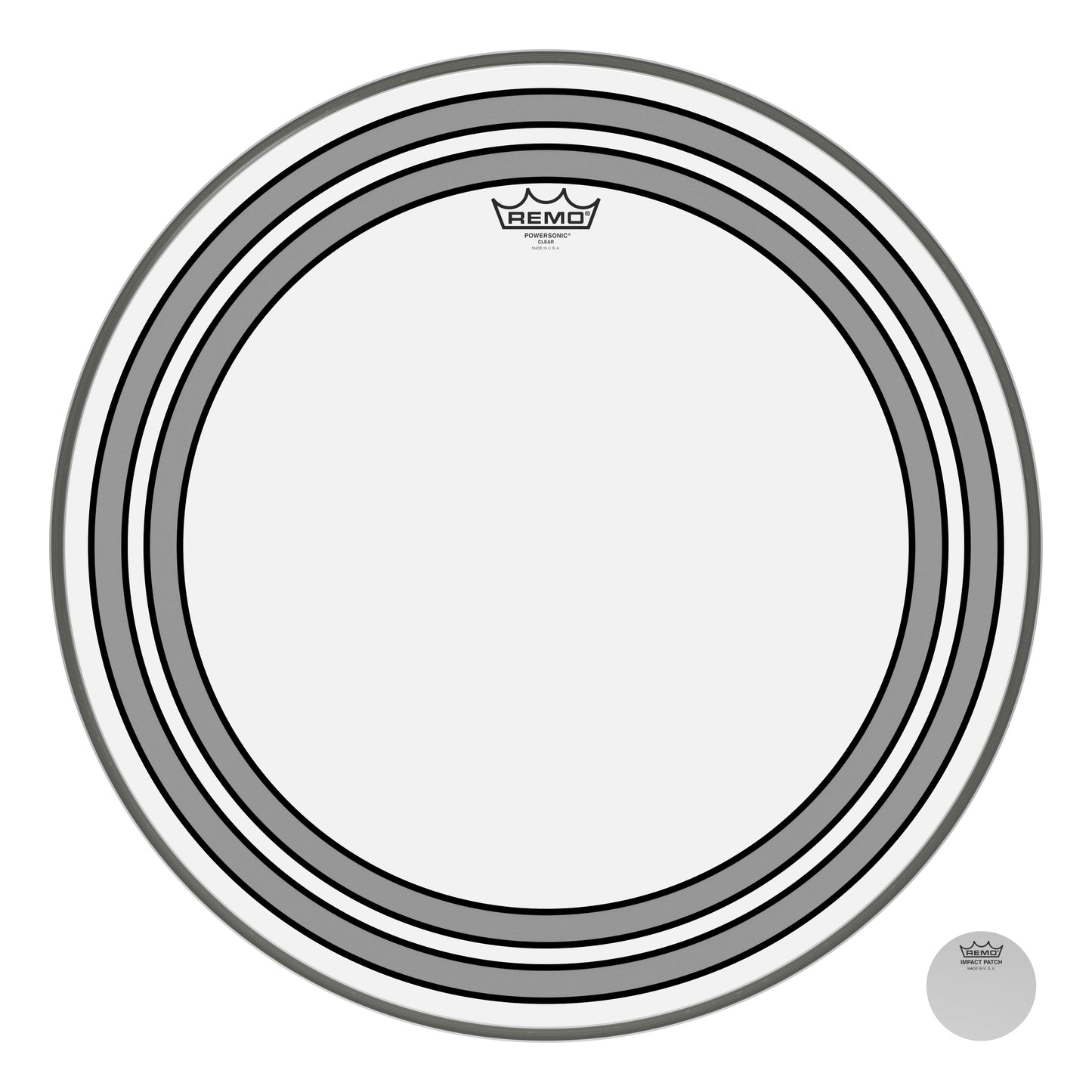 Remo Powersonic Clear 22" Bass Drumhead