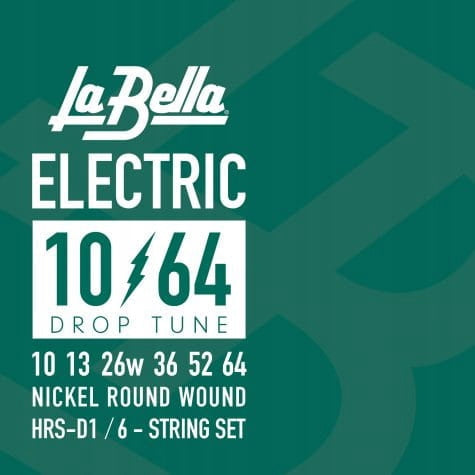 La Bella HRS-D1 Drop Tune Electric Guitar 10-64