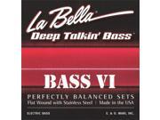 La Bella 767-6F Bass VI Stainless Steel Flat Wound - 26-95