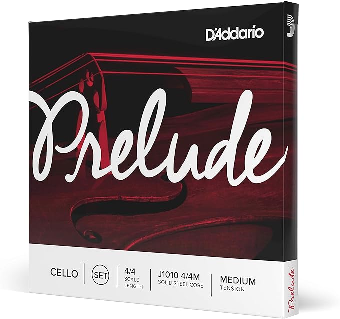 D'Addario Prelude Cello String Set, 1/8 Scale, Medium Tension