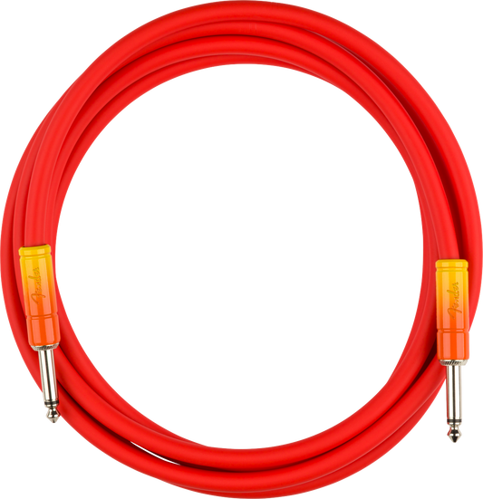 Fender Ombré Instrument Cable Straight/Straight 10' - Tequila Sunrise