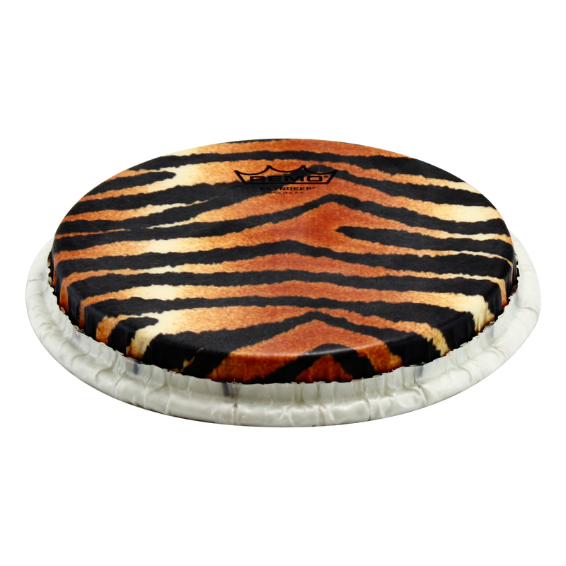 Remo Tucked Skyndeep Bongo Drumhead 8.5" Tiger Stripe