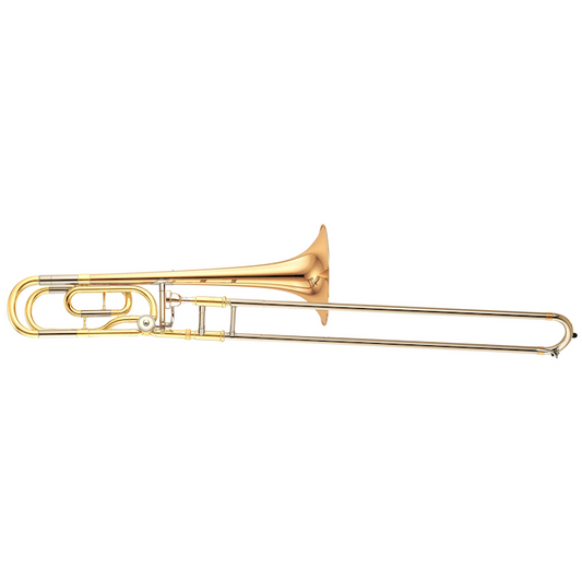 Yamaha YSL-446G Intermediate F-attachment Trombone - Clear Lacquer with Gold Brass Bell