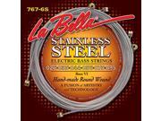 La Bella 767-6S Bass VI Stainless Steel Round Wound - 26-95