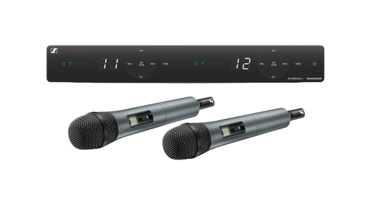 Sennheiser XSW 1-835 DUAL-A Wireless Dual Handheld Microphone System - A Range