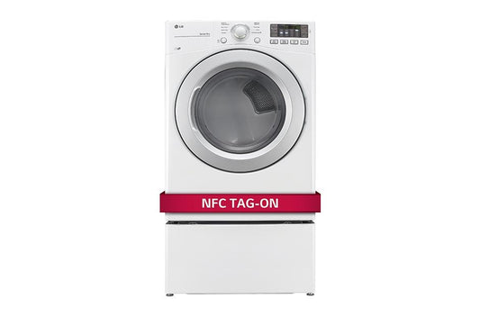 LG 7.4 cu. ft. Ultra Large Capacity Dryer w/ NFC Tag On Technology DLG3171W