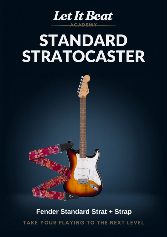 Let it beat! Standard Strat + Strap