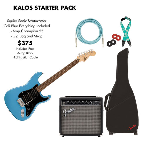 KALOS ACADEMY Starter Electric Guitar Starter Pack