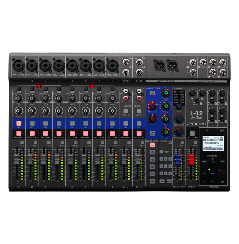 Zoom LiveTrak L-12 Digital Mixer