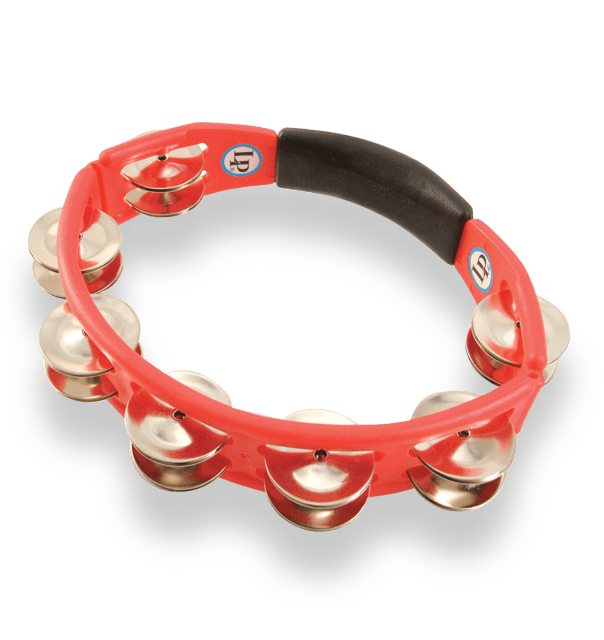 Latin Percussion Cyclops Handheld Tambourine Red - Steel