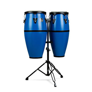 Latin Percussion Discovery Conga Set - Race Car Blue LP646D-DB