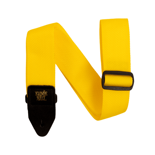 Ernie Ball 2-inch Polypro Strap - Yellow and Black P05351