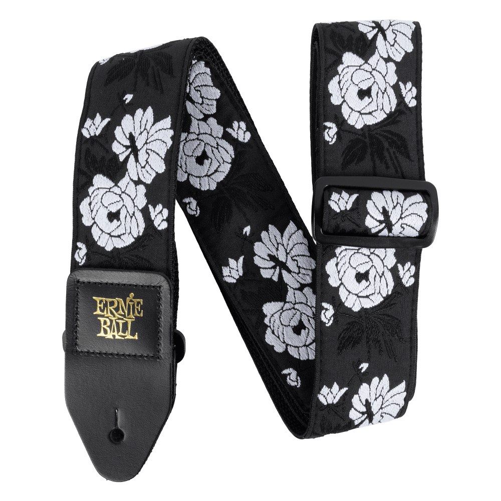 Ernie Ball Jacquard Guitar Strap - Vanilla Rose