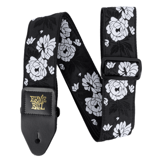 Ernie Ball Jacquard Guitar Strap - Vanilla Rose