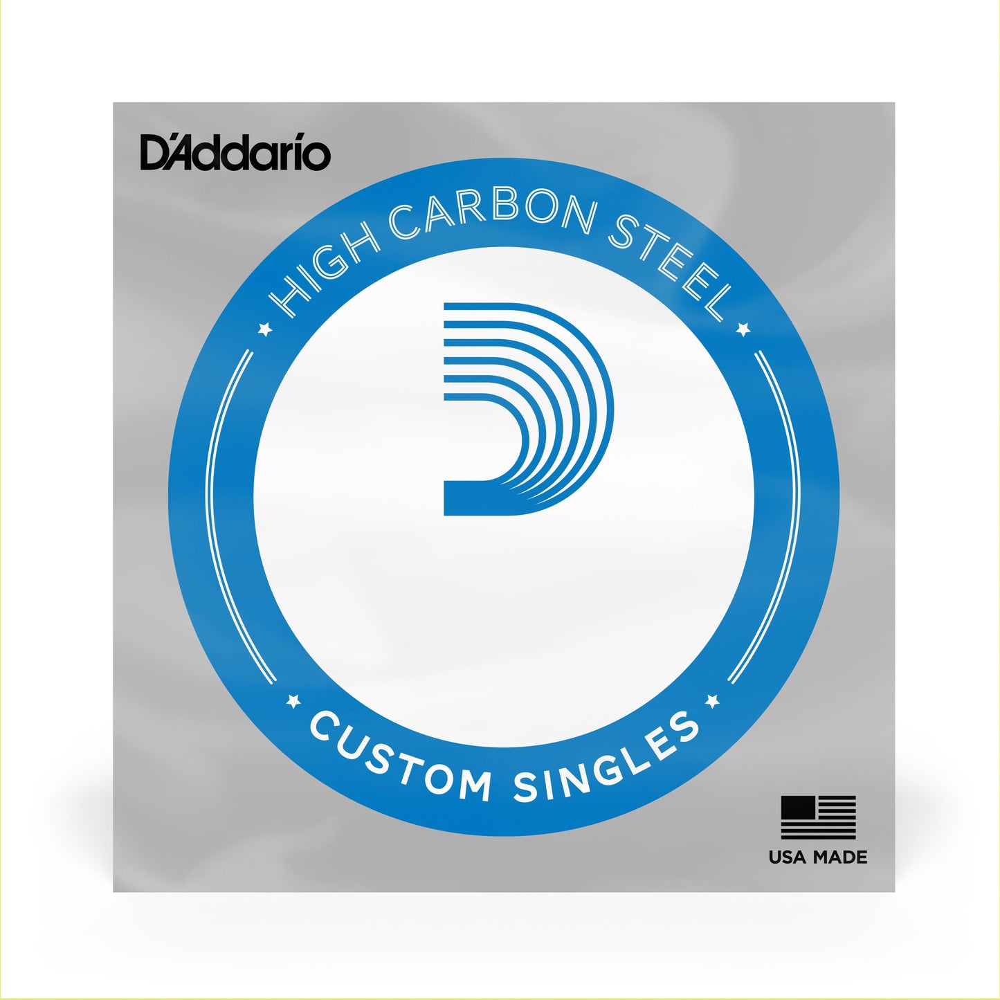 Guitarra de acero D'Addario PL010-5, cuerda simple, 0,010, paquete de 5