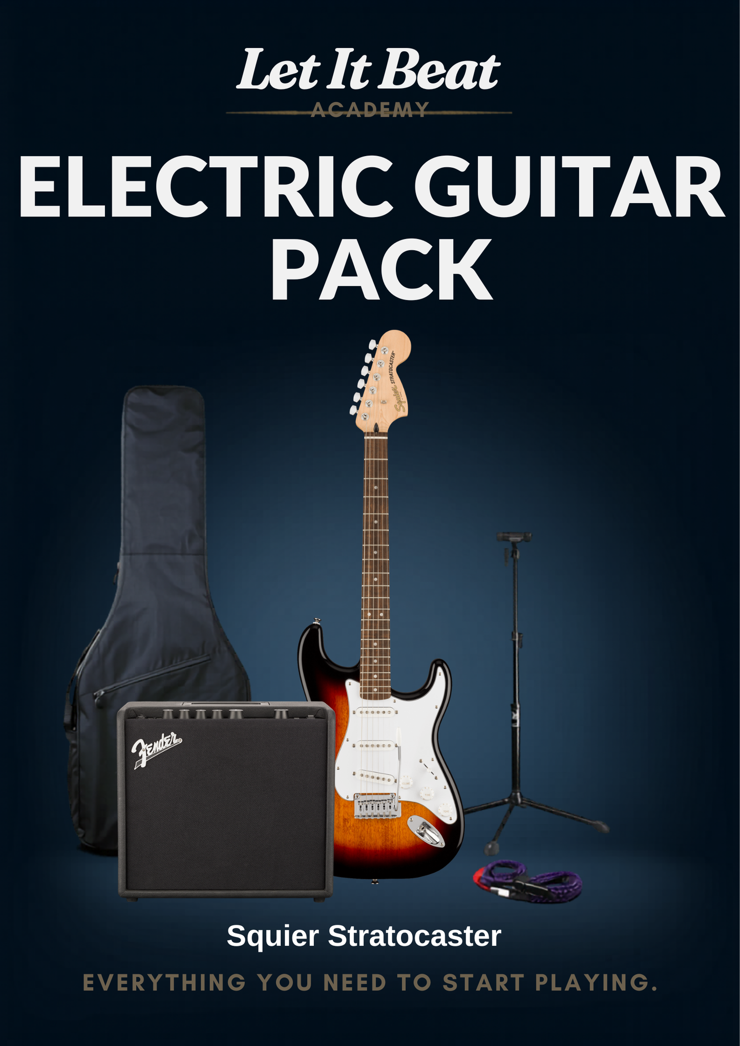 Let It Beat Academy Electric Guitar Starter Pack