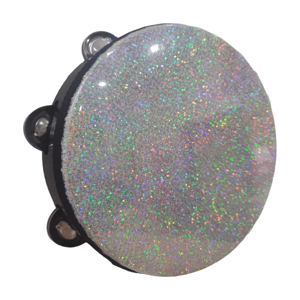 Remo Tambourine, Sparkle, 8" Diameter, 8 Pairs Jingles x 1 Row, Black