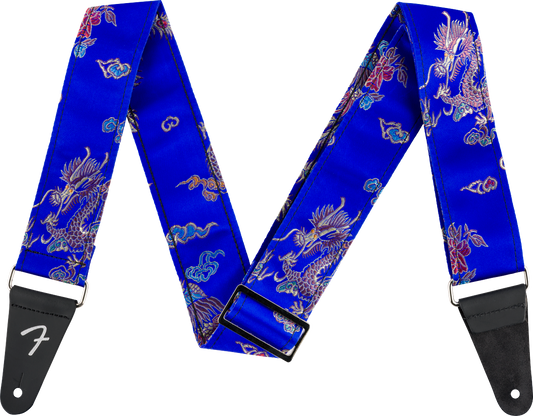 Fender Satin Dragon Strap, Royal Blue