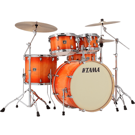 TAMA Superstar Classic 7-Piece Maple Shell Kit - Tangerine Lacquer Burst