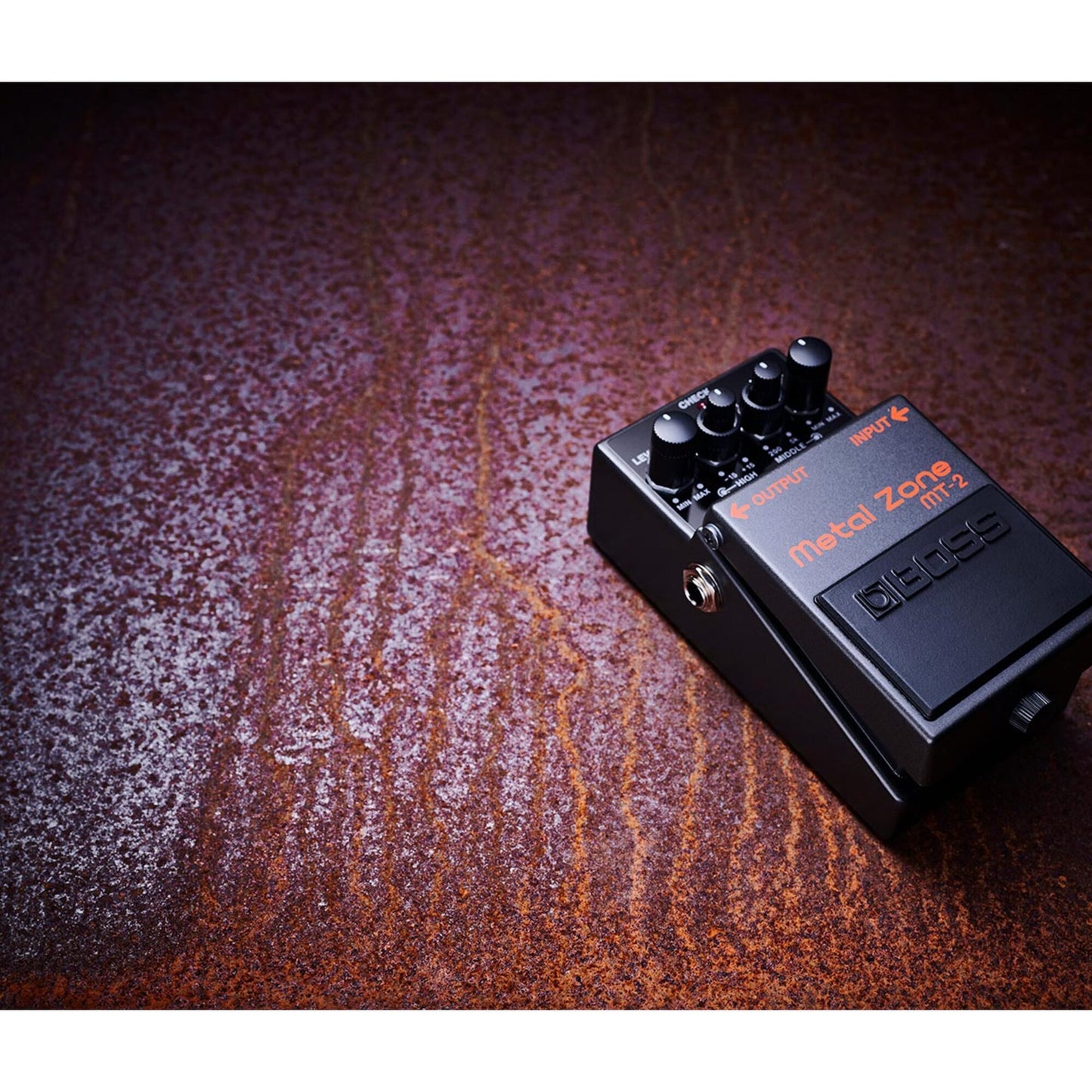 Boss MT-2 Metal Zone Distortion Pedal - Side View
