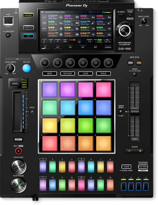 Pioneer DJ DJS-1000 Standalone DJ Sampler 7" touchscreen