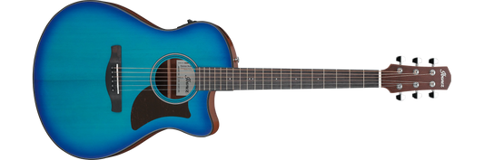 Ibanez AAM50CE Advanced Acoustic Auditorium Acoustic-electric Guitar - Sapphire Blue Burst