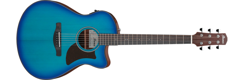 Ibanez AAM50CE Advanced Acoustic Auditorium Acoustic-electric Guitar - Sapphire Blue Burst