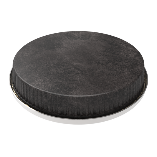 Remo Bongo Drumhead, R-Series, 8.50", Skyndeep, 'Black Calfskin' Graphic
