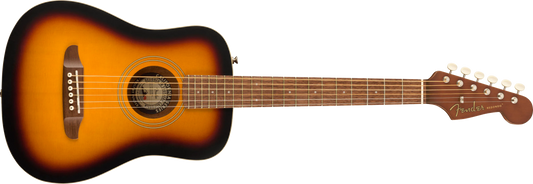 Fender California Standard Redondo Mini with Bag, Spruce Top, 3-Color Sunburst