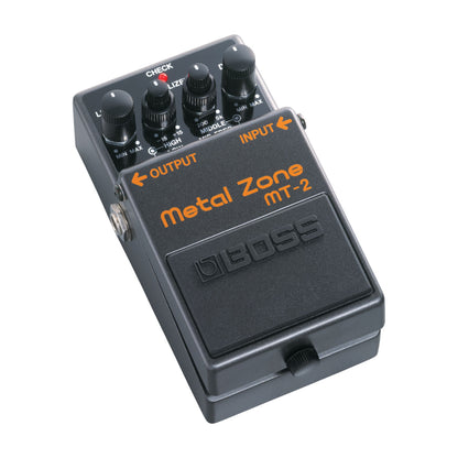 Boss MT-2 Metal Zone Distortion Pedal - Angle View