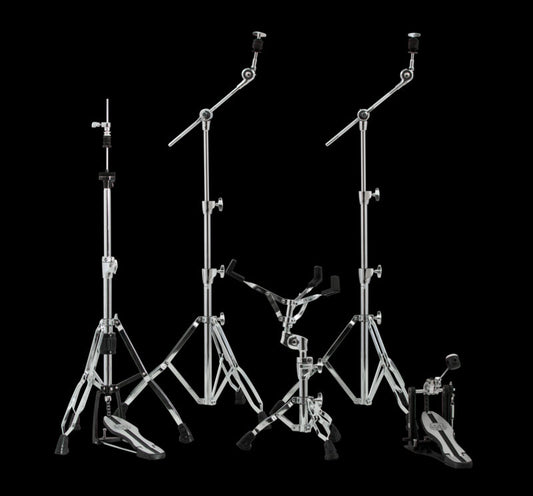 Mapex HP6005 5-piece Mars 600 Series Hardware Pack with Single Pedal - Chrome-plated