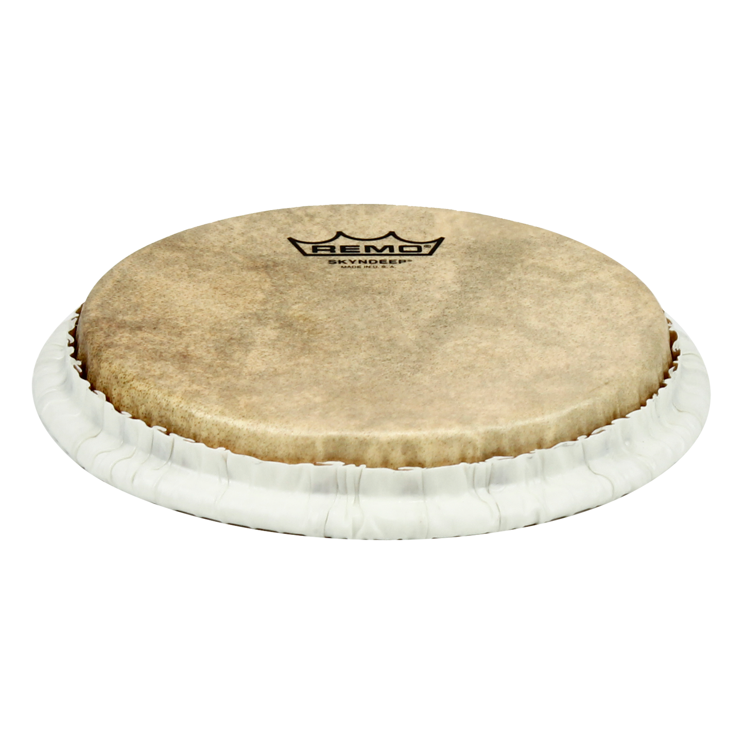 Remo Bongo Drumhead, Tucked, 7.15", Skyndeep, 'Calfskin' Graphic
