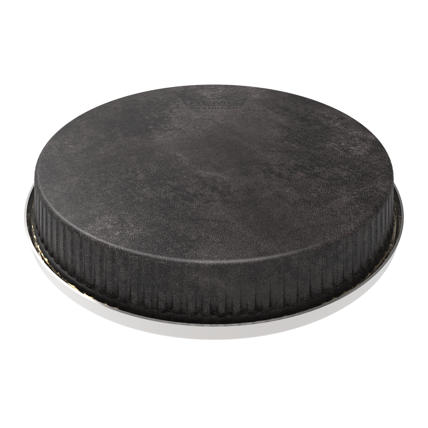 Remo Bongo Drumhead, R-Series, 9.00", Skyndeep, 'Black Calfskin' Graphic