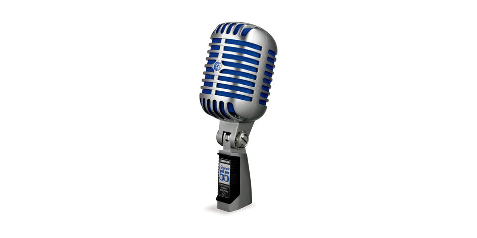 Shure Super 55 Deluxe Supercardioid Dynamic Microphone – AUDIOINCLINED.