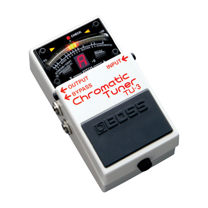 Boss TU-3 Chromatic Tuner Pedal - Angle View