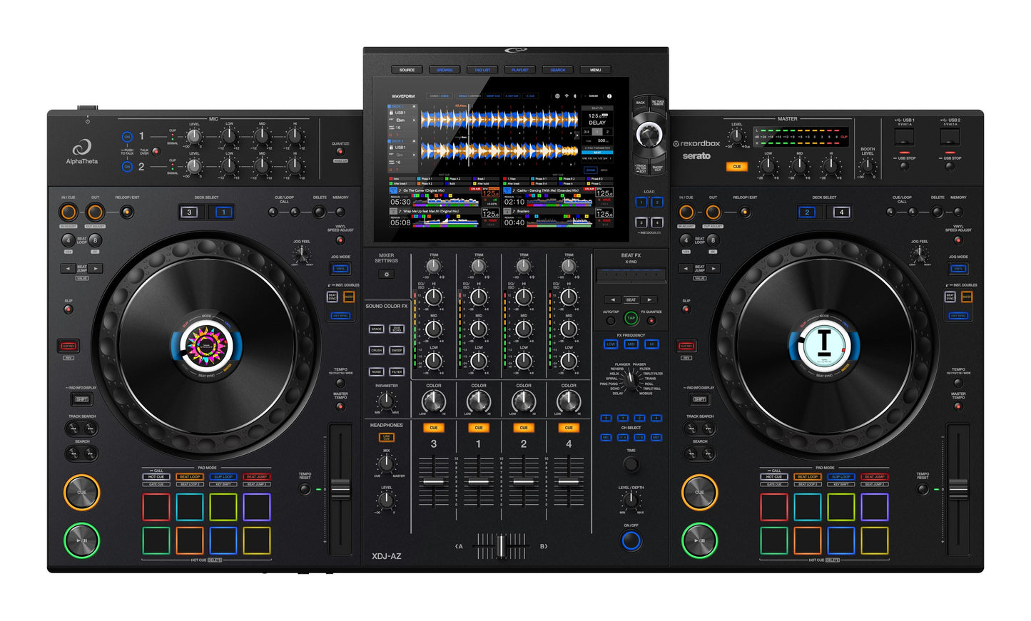 Sistema de DJ digital AlphaTheta XDJ-AZ de 4 canales