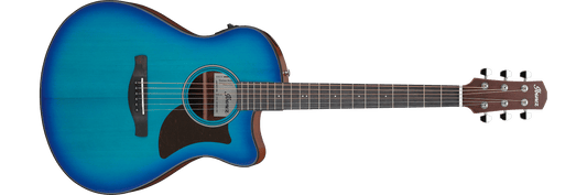 Ibanez AAM50CE Advanced Acoustic Auditorium Acoustic-electric Guitar - Sapphire Blue Burst
