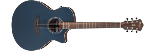 Ibanez AE100 Acoustic-electric Guitar - Dark Tide Blue Flat