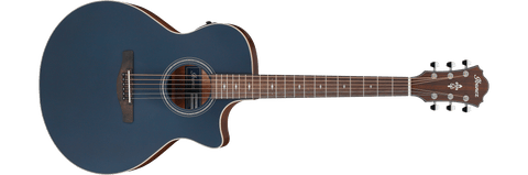 Ibanez AE100 Acoustic-electric Guitar - Dark Tide Blue Flat