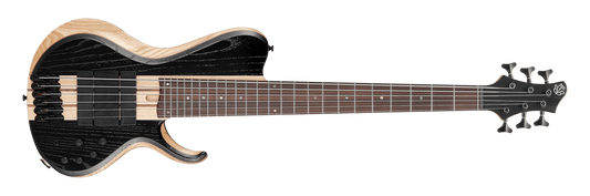 Ibanez Bass Workshop BTB866SC 6-string Bass Guitar - Weathered Black Low Gloss