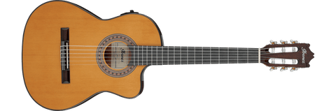 Ibanez GA5TCE3Q 3/4-sized Acoustic-electric Nylon-string Guitar - Natural