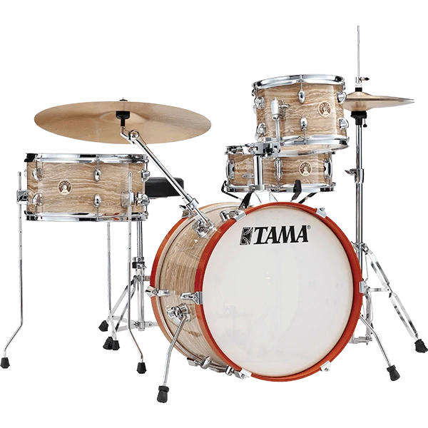 Tama Club-JAM LJK48S 4-piece Shell Pack with Snare Drum - Cream Marble Wrap